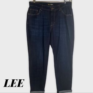 LEE Relaxed Fit Girlfriend Mid Rise Jeans SZ 10 M